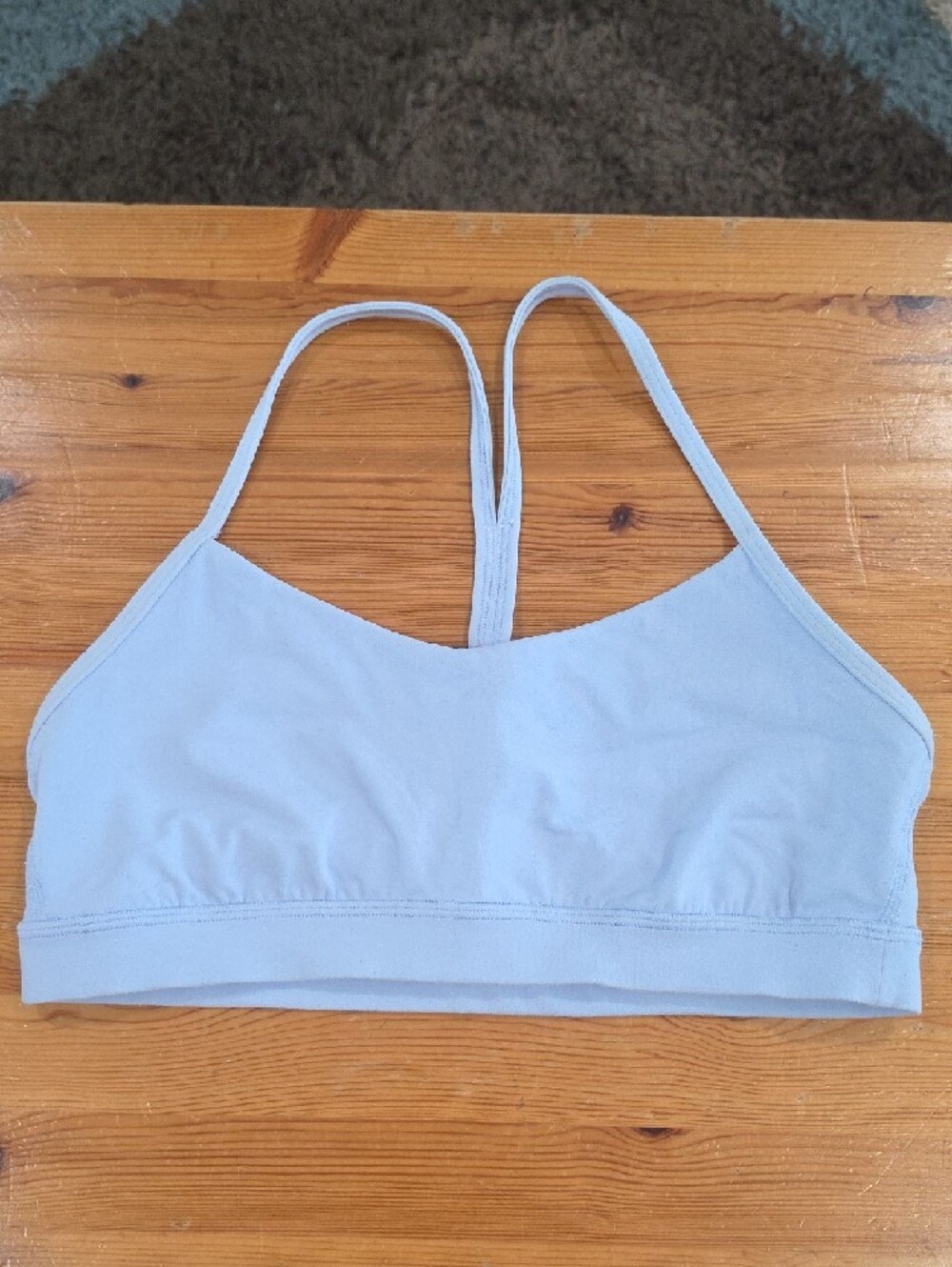 lululemon Flow Y Sports Bra Light Support A/B Cup.  Size 10 - Picture 2 of 3